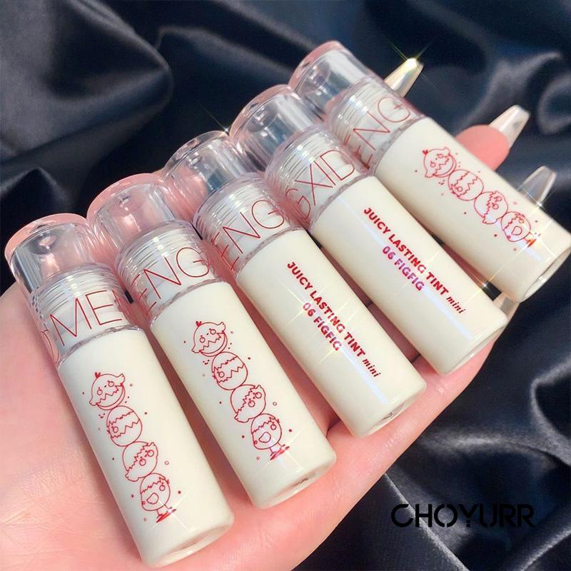 【COD】Lip Tint Bibir Plumpy Juicy Lip Cream Gloss Moisturizing Waterproff Texture White Long Lasting Lip Glaze Korean Import-CH