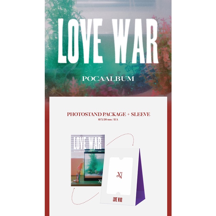 (POCAALBUM) YENA - 1st Single Album LOVE WAR