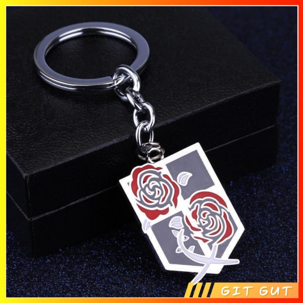 Keychain Gantungan Kunci AoT Attack on Titan Single Corps  Logo