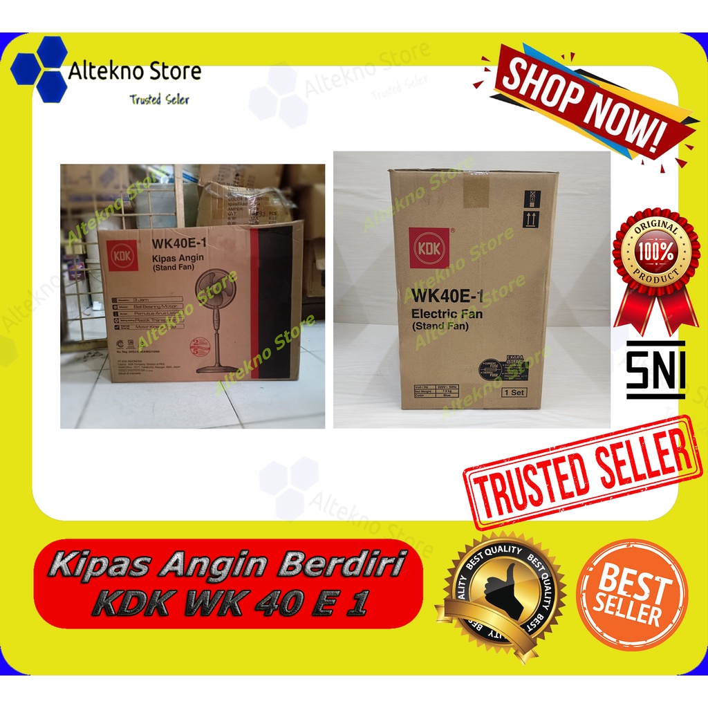 Kipas Angin Berdiri Stand Fan KDK WK 40E-1 16 Inch Original KDK Brand