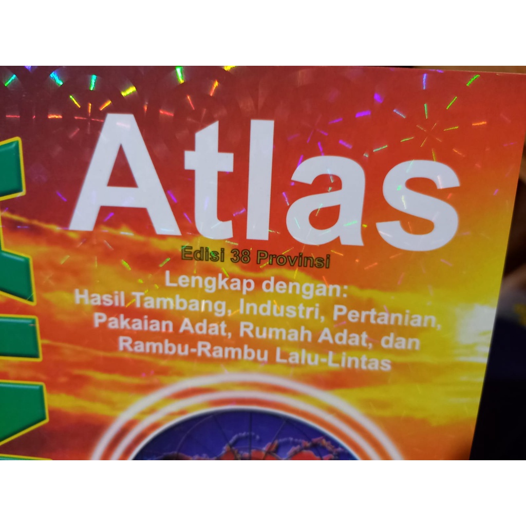 Atlas Dunia Tanggung A5 Edisi Terbaru 38 Provinsi