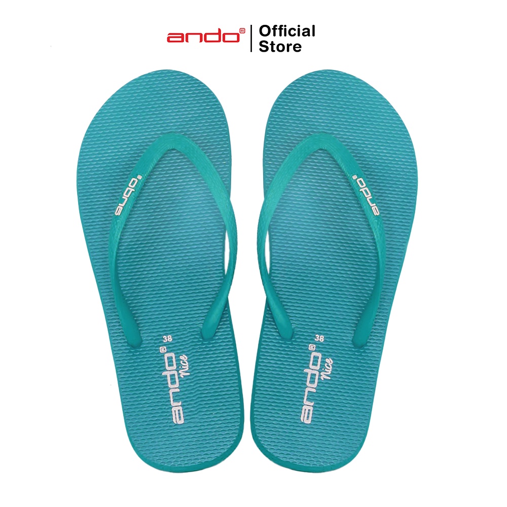 Ando Official Sandal Jepit Nice Wanita Dewasa - Toska