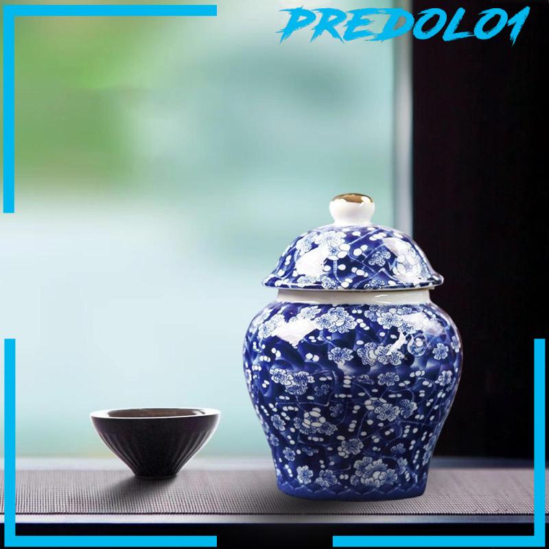 [Predolo1] Gaya China Porcelain Ginger Jar Storage Jar Glazed Hand Painted Household