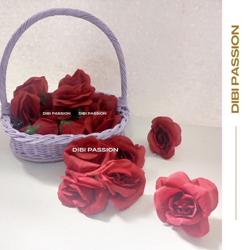 Kepala bunga mawar/ kepala bunga rose/ kepala bunga mawar jepang/ kepala bunga rose jepang/ kepala b