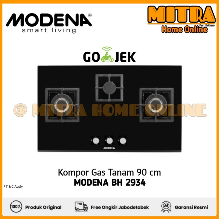 *$*$*$*$] Kompor Gas Tanam - Modena - CRISTA BH 2934