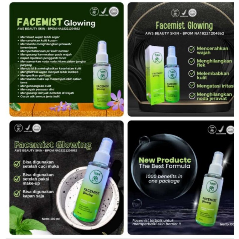 PACEMIST GLOWING. BY AWS BEUTYSKIN.