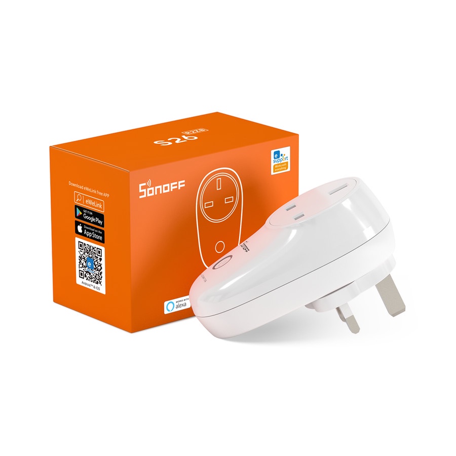 Sonoff Smart Plug S26R2ZBTPF Colokan Wireless Smart Home Steker Zigbee