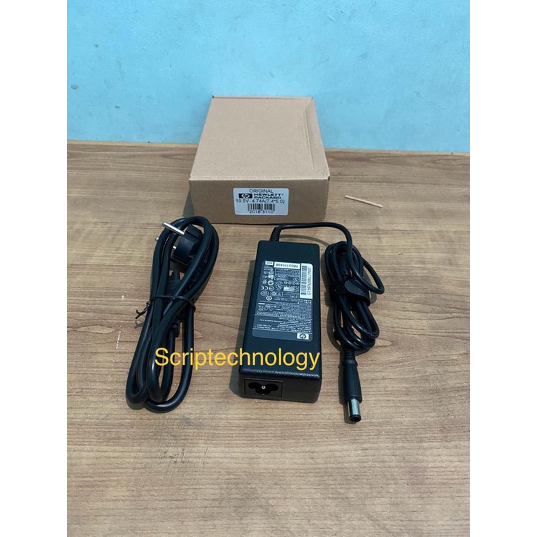 Adaptor Charger HP 19V-4.74 90w Dc 7.4 X 5.0 Jarum Besar
