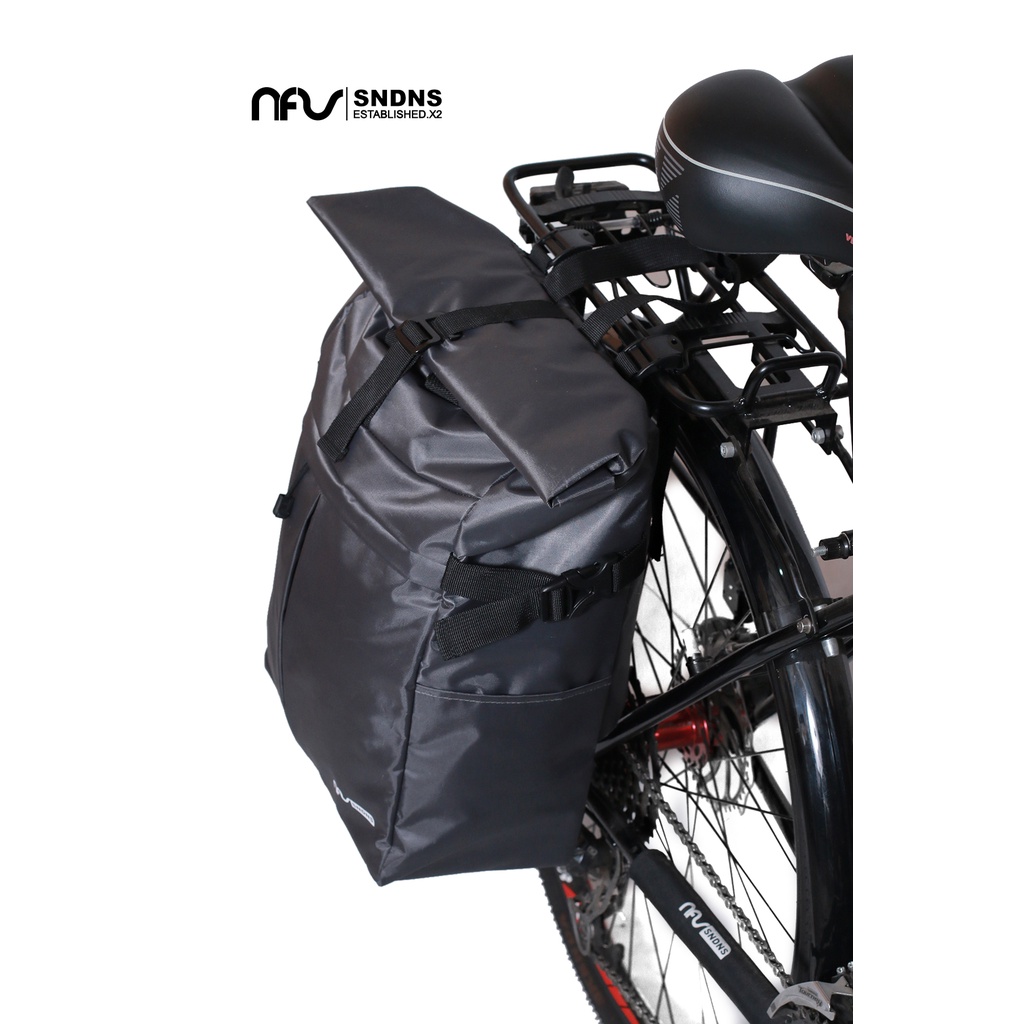 Tas Pannier Sepeda Tas Sepeda Belakang Tas Touring Sepeda Bisa Jadi Rangsel Backpack  muat 25 liter Waterproof TRX