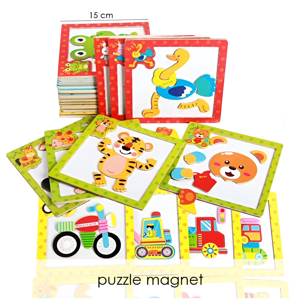 Magnetic Puzzle | Mainan Edukasi Anak 2-3-4-5-6 Tahun | Mainan Terbaru 2022 | Hadiah Ulang Tahun Anak Laki Laki