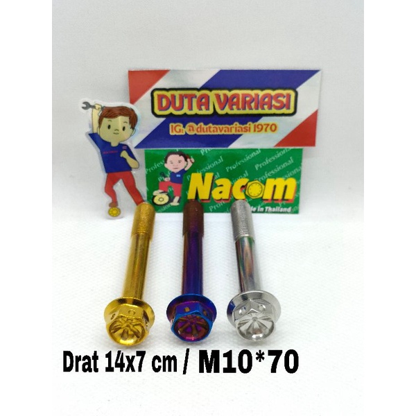 NACOM DV BAUTBPROBOLT DRAT 14*7 cm [M10*70]