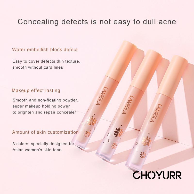 【COD】Concealer Cover Make Up Protection Concealer Penutup Noda Pada Wajah Liquid Concealer Full Cover Makeup Tidak Mudah Luntur-CH