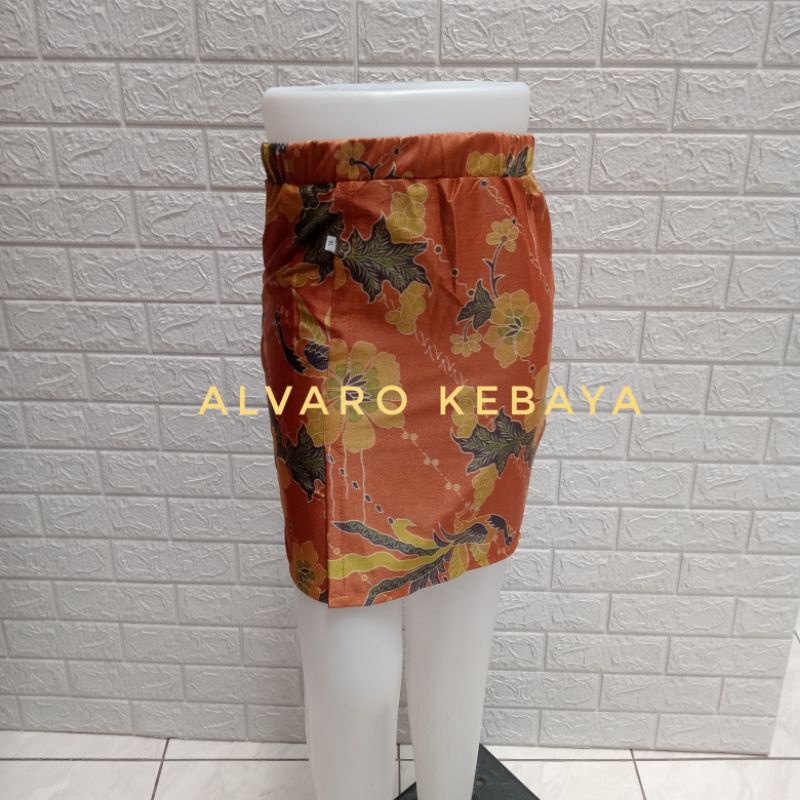 rok span pendek mini seksi diatas lutut bawahan kebaya strait melar motif batik cantik murah real pict siap pakai ready stock