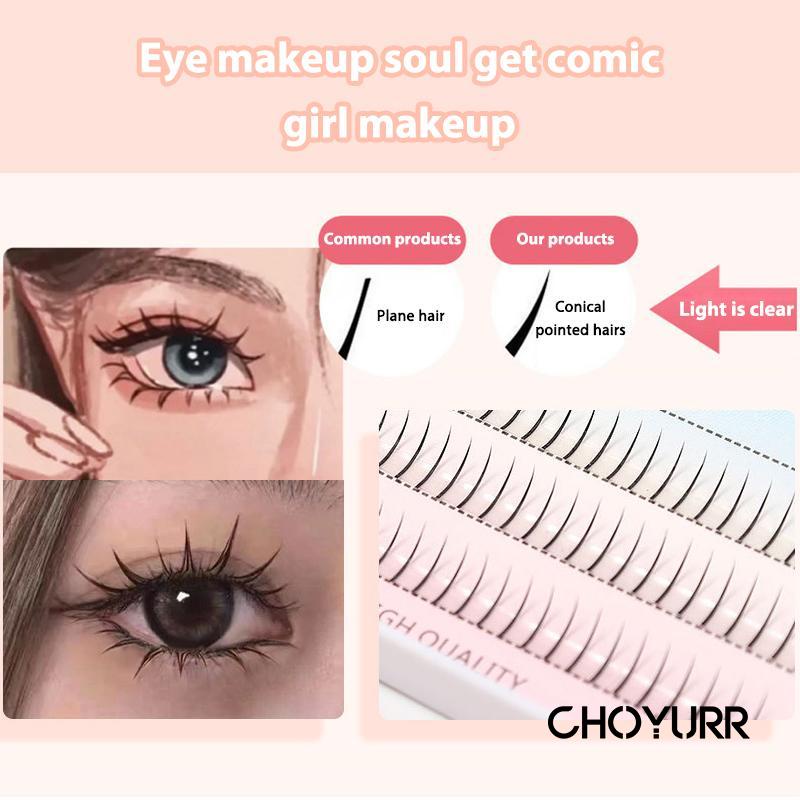 【COD】1 Pasang Bulu Mata Memadankan Bulu Mata Palsu 3D Bulu Mata Palsu Tebal Tanpa Lem  Korea Fake Eyelashes Bulu Mata Palsu Natural Untuk Kecantikan Kecantikan Set-CH