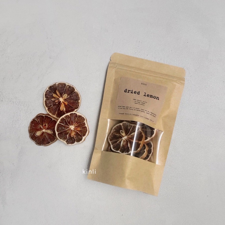 dried lemon slice premium natural fruit buah lemon kering tisane tea