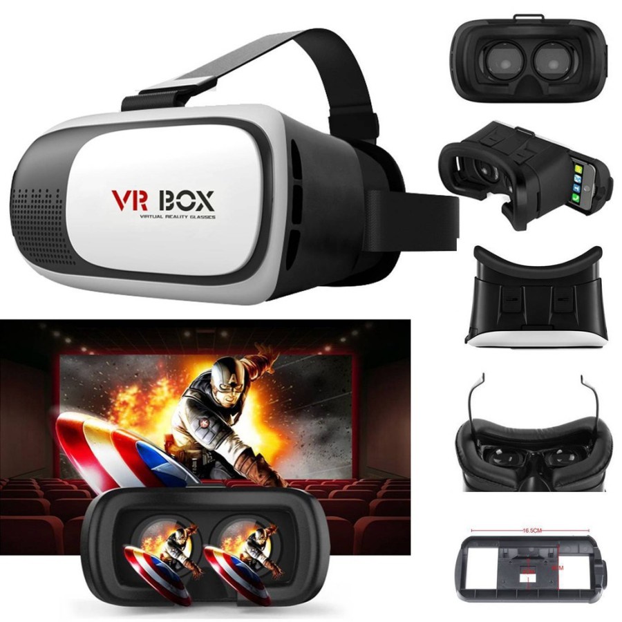 VR Box Virtual Reality Box II Generasi 2 Gen II VRBOX 2.0 Really 3D Glasses Kacamata 3 Dimensi