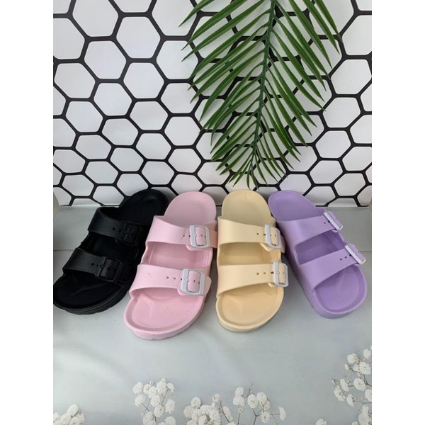 Sandal Hema Wanita Slide Platform 9559 Tinggi