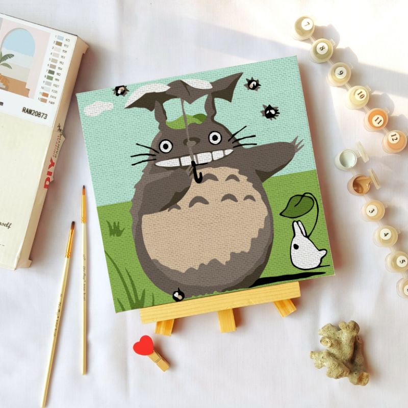 Jual Paint By Number 20x20 Studio Ghibli Shopee Indonesia