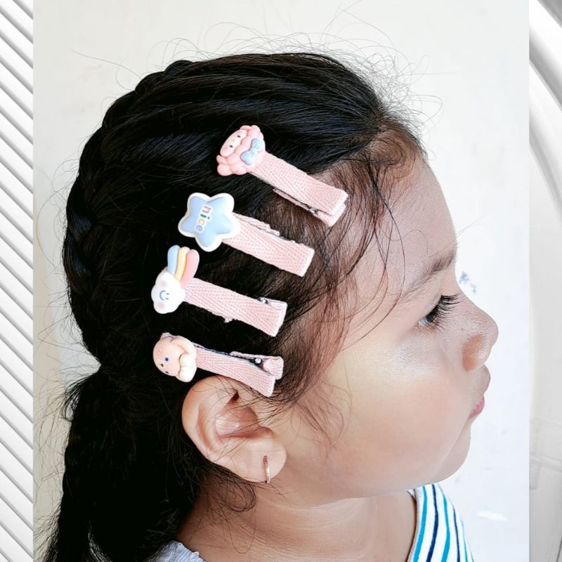 Jepit rambut anak lucu jepit pita hair clip anak jepit buaya jepit korea