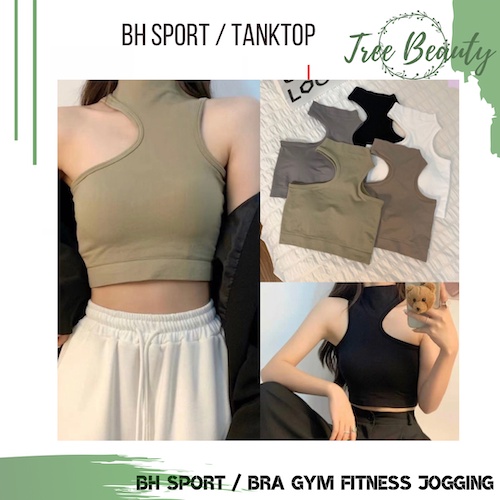 SPORT BRA GYM BRA OLAHRAGA PUSH UP WANITA TANPA KAWAT