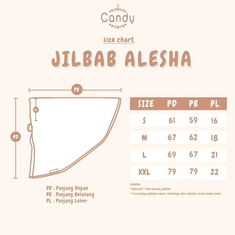 JILBAB ALESHA BY CANDY