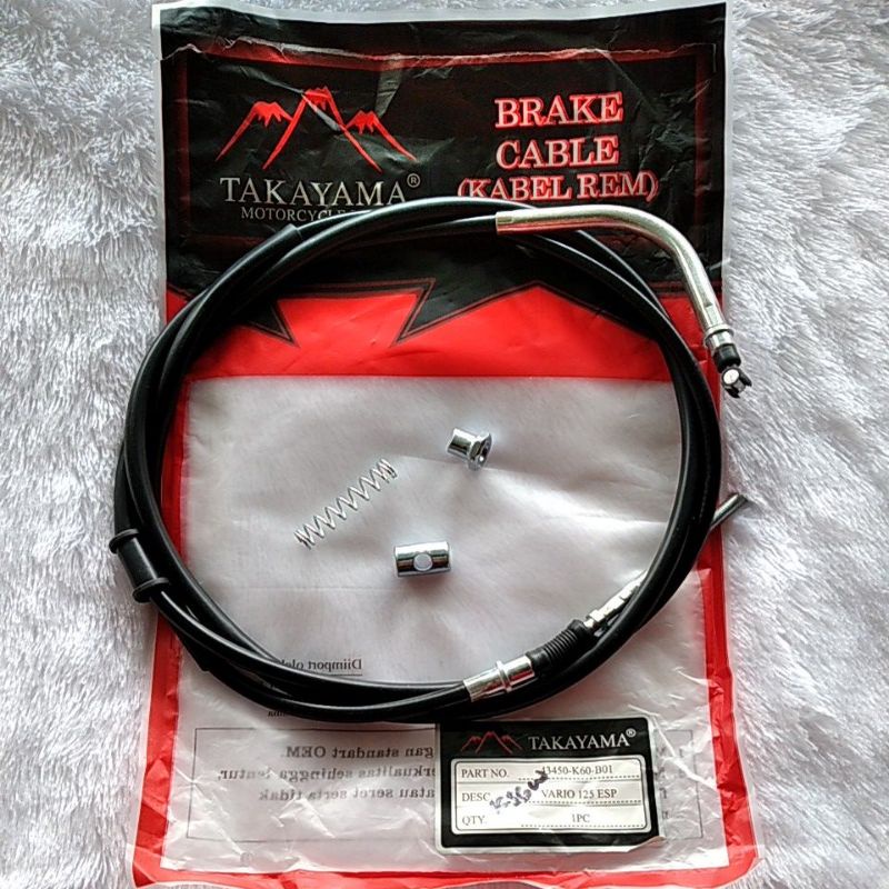 Kabel rem vario 125 esp 43450-K60-B01 ori TAKAYAMA