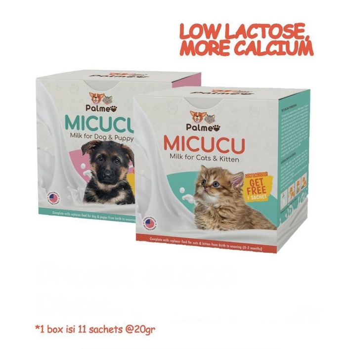 Micucu Cat and Kitten / Susu Kucing Baru Lahir (Harga per Sachet)