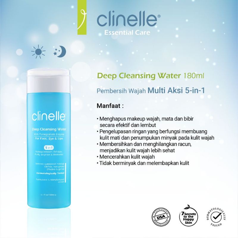CLINELLE Deep Cleansing Water 180ml