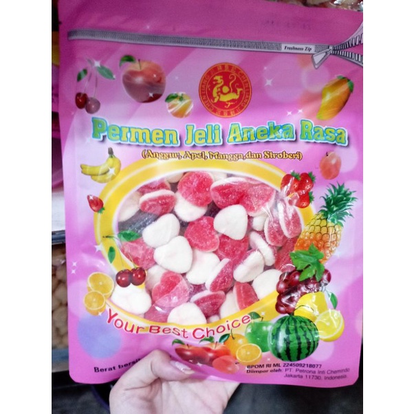 

JELLY BENTUK LOVE 300GRAM