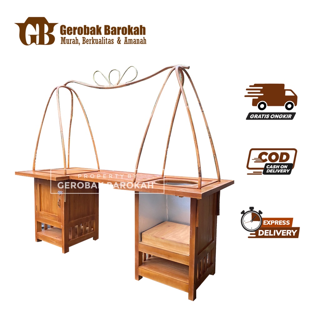 Gerobak soto pikul / rombong soto pikul / gerobak soto kudus