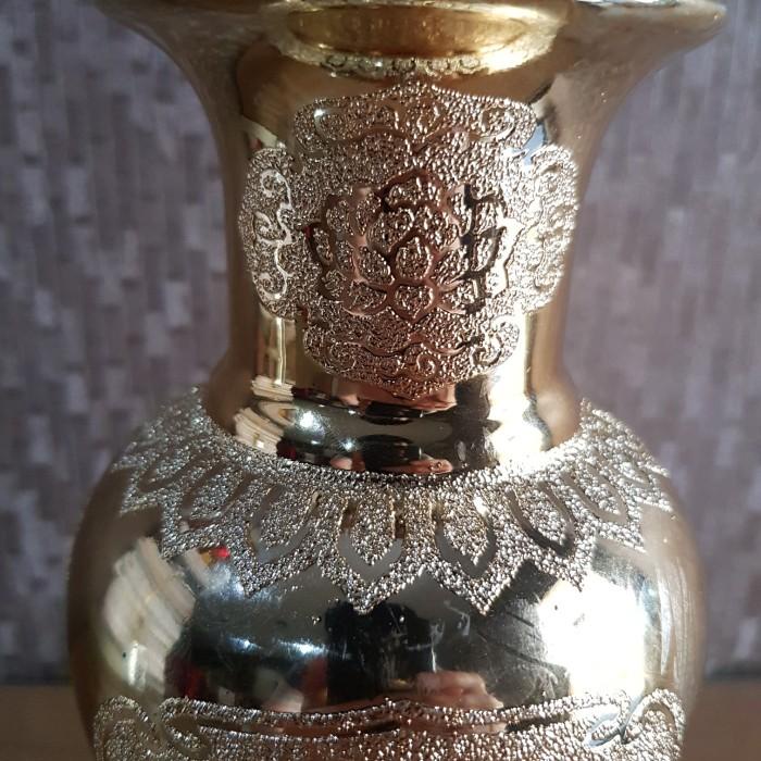 Vas Bunga Keramik Emas 20 Cm 008