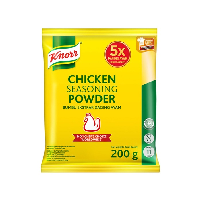 

Knorr Chicken Seasoning Powder / Bumbu Ekstrak Daging Ayam 200 Gr