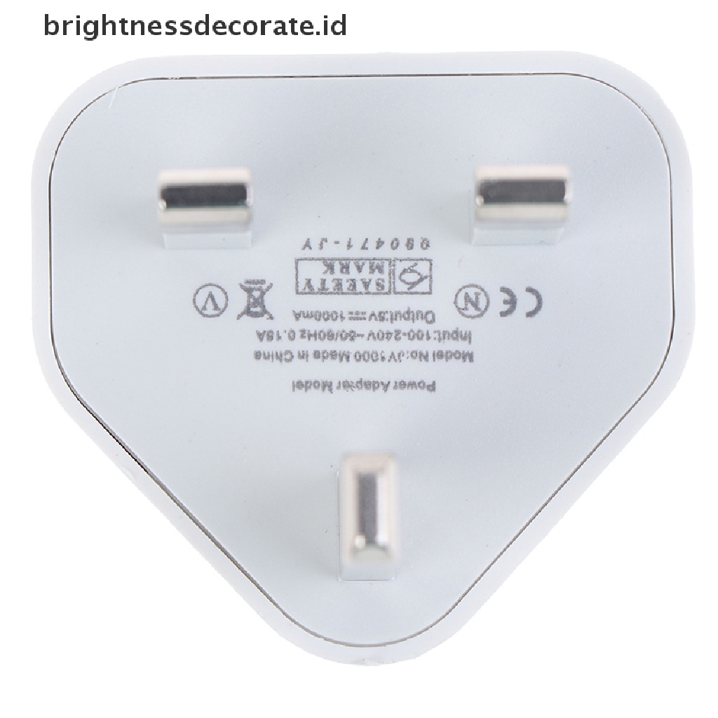 [Birth] Speedy Fast 1port USB Charger 3pin Adaptor Colokan Dinding Listrik UK ORIGINAL [ID]