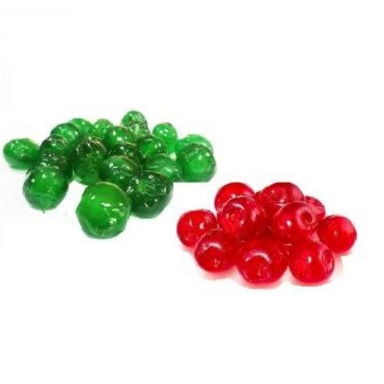 

PRODUK- CHERRY BOTAK / TANPA TANGKAI HIJAU DAN MERAH 100GR .
