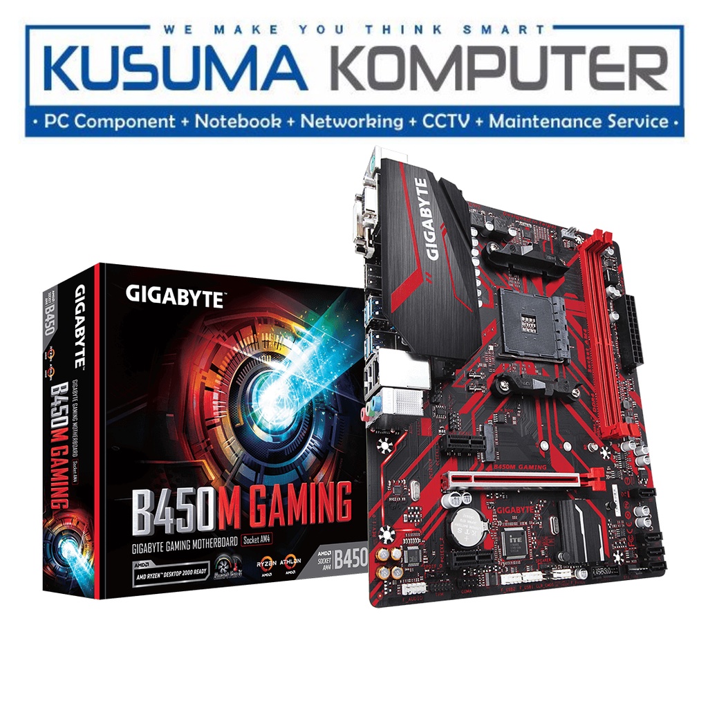 Gigabyte Motherboard B450M GAMING, DDR4, M.2 NVMe, RGB Fusion