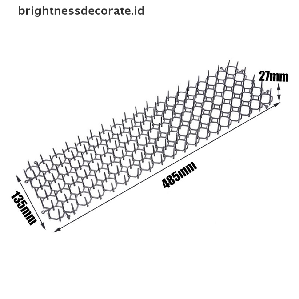 [Birth] 1pcs 13cmx49cm Taman Tusuk Strip Gali Stop Pengusir Kucing Jera Tikar [ID]