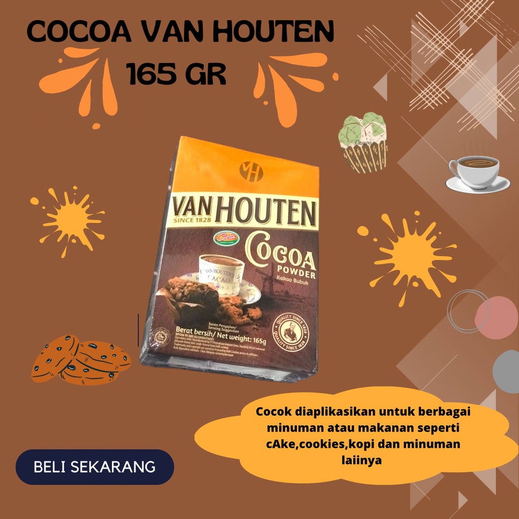 

COKELAT BUBUK COCOA VAN HOUTEN 165 GR