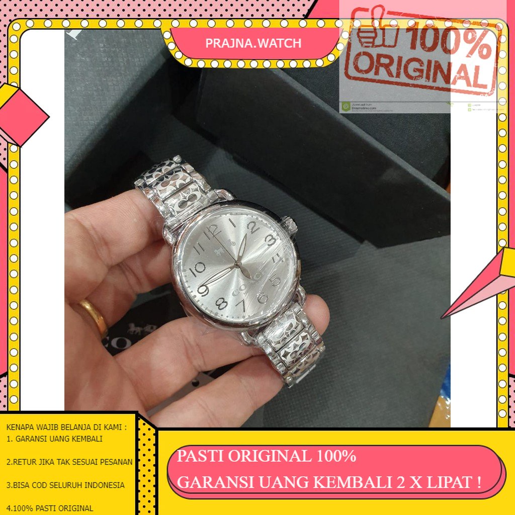 ORIGINAL JAM TANGAN WANITA CEWEK COACH WANITA ANTI AIR KULIT ORIGINAL ORI 100% TERBARU
 14502495