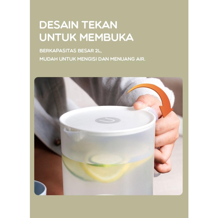 2L Teko Plastik Tahan Dingin dan Panas Water Jug BKL701