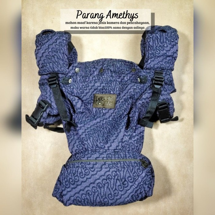 Unik Ultimo WCSSC Cuddle Me Gendongan Tenun Bayi Newborn - Toddler Hipseat - Parang Amethyst Diskon
