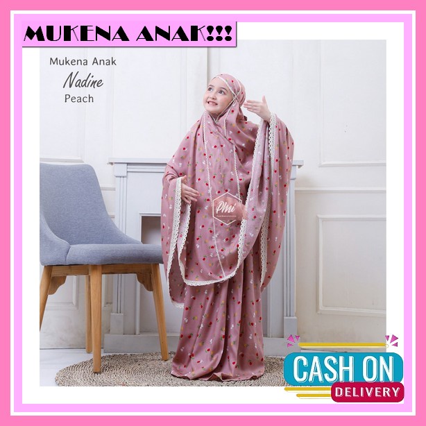(Mukena Anak | Treveling | Termurah | Bahan Adem) Aimara Mukena Kids By Raqumi Hijab Pusat Mukena In