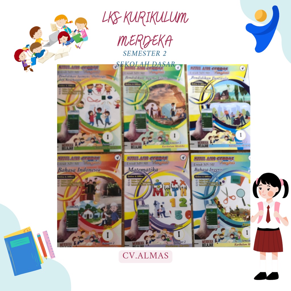 LKS KURIKULUM MERDEKA KELAS 1 SEMESTER 2