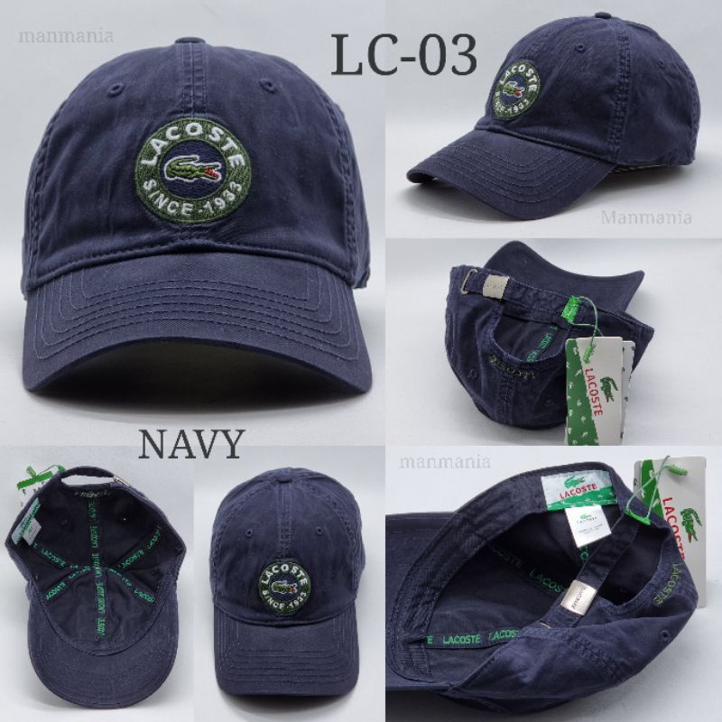 Topi Pria Distro Wanita Caps Lacoste Logo Bordir Dewasa