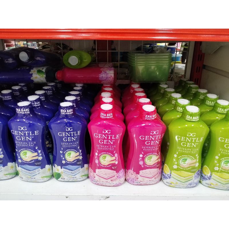 GENTLE GEN BOTOL DETERGENT TUMBUHAN WANGI &amp; LEMBUT 750 ML