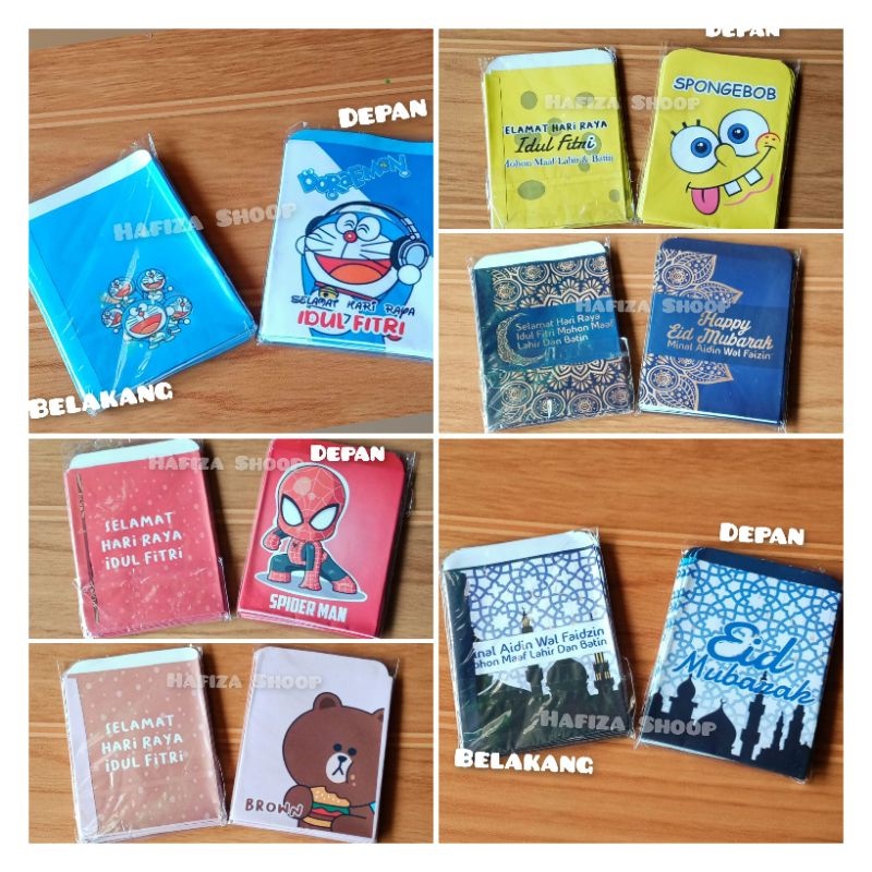 

READY STOK 100 PCS Amplop viral Lebaran 50pcs. Amplop lebaran terbaru. Amplop Unik