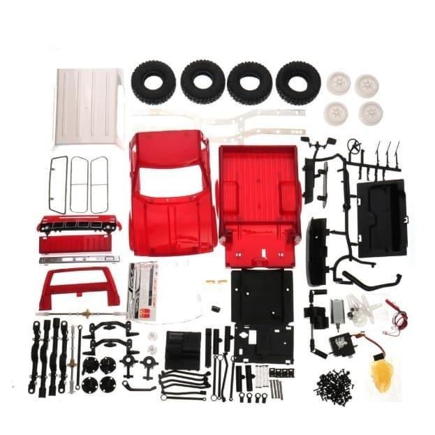 Wpl C24K C-24K 1/16 4Wd Military Truck Rc Car Kit Version Best Seller