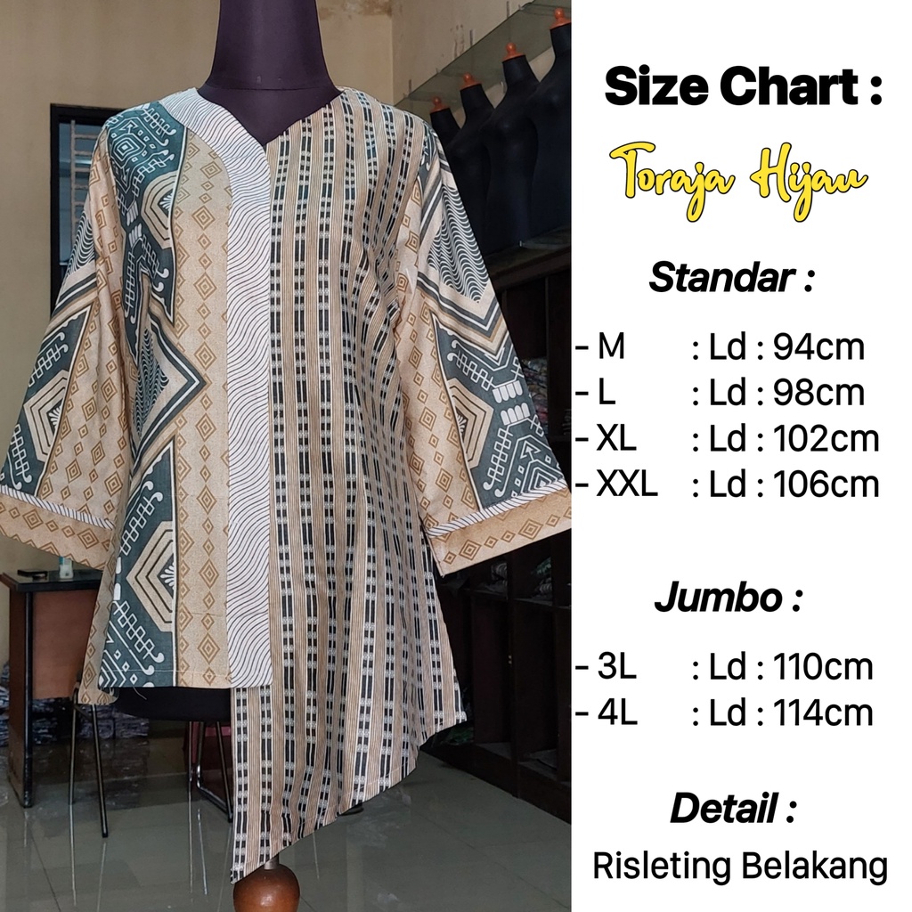 BAJU BATIK WANITA MODERN MONALISA GENES asli PEKALONGAN