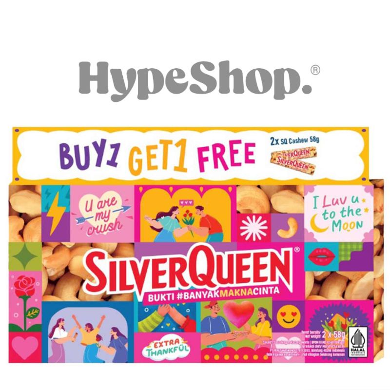 

*Limited Edition* Silverqueen Buy 1 Get 1 Edisi Valentine 2023