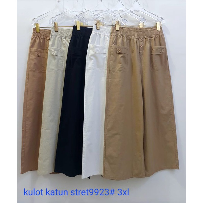 kulot katun Stretch import/fashion wanita modern