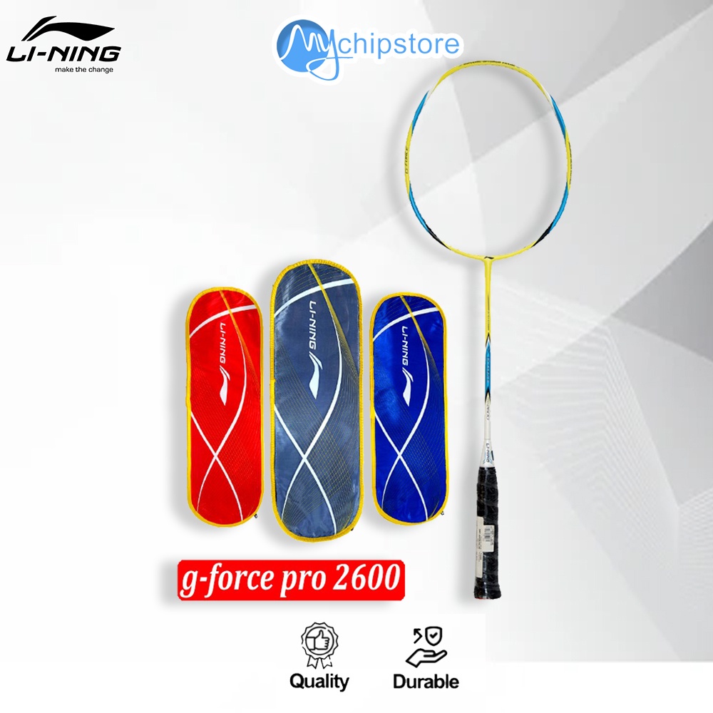 Raket Bulutangkis Badminton Original LINING G FORCE PRO 2600